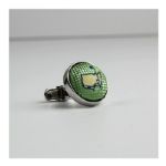 Master Cuff Links Embroidered Green