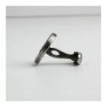 Masters Cuff Links- Stressed Silver