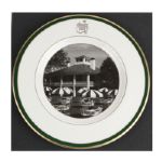 Augusta National Members 8 Inch Pickard Plate Depicts Clubhouse-VIP Area Sales Only