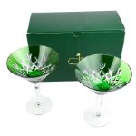 Augusta National Members Martini Glasses