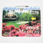 2005 Masters Badge - Tiger Woods 4th Masters