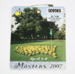2007 Masters Badge - Zach Johnson Champ