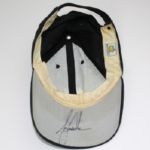 Tiger Woods Signed Official Black Masters Hat-Signed Under Brim-Shows Patrons Use