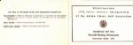 1971 Senior Amateur Championships Official Scorecard - Sunnybrook Golf Club, Pennsylvania