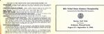 1966 US Amateur Championship Official Scorecard - Merion Golf Club, Pennsylvania