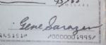 Gene Sarazen SGC Slabbed Signed Check