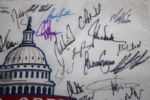 2011 Field Signed US Open Embroidered Flag JSA COA