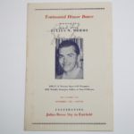 Julius Boros  HOFer (D-1994)Signed 1952 Dinner Menu from Julius Boros Day JSA COA