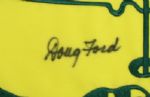 Doug Ford Signed Undated Replica Masters Flag JSA COA