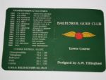 Phil Mickelson Signed Baltusrol Scorecard JSA COA