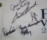 PGA Championship Screen Flag  signed by 19 Champions! JSA COA