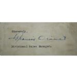 1926 Francis Ouimet Signed (TLS) on MetLife Letterhead JSA COA
