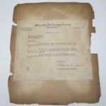 1926 Francis Ouimet Signed (TLS) on MetLife Letterhead JSA COA