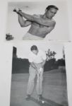 Lot of 23 Alex Morrison Photos of Frank Stranahan Including 3 Signed Photos JSA COA