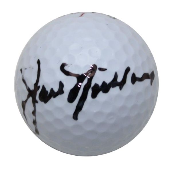 Jack Nicklaus Signed Golf Ball - Black Sharpie JSA COA 
