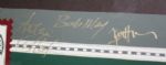 Framed 1991 Walker Cup Poster Signed By Both Teams-Presented to Contestant D. Eger