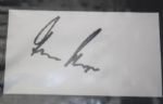 Gary Player Signed 3x5 Cut Signature Matted Display JSA COA