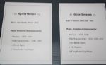 Byron Nelson and Gene Sarazen Signed 3x5 Cuts - Display JSA COA