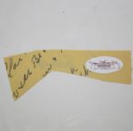 Cary Middlecoff Signed Cut - Masters Champ 1955 - JSA D83208