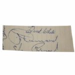 Jimmy Demaret Signed Cut - JSA Full Letter Cert#X18947