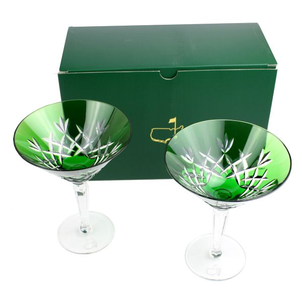 Augusta National Members Martini Glasses