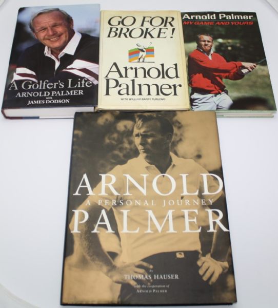 Lot of Four Arnold Palmer Golf Books