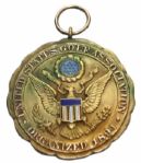 Frank Stranahans 1953 US Open 2nd Place Amateur 14K Medal-Hogan Win@Oakmont
