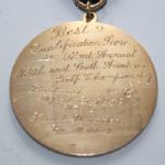 Frank Stranahan's 1952 North South Amateur Medalist Award-14K Medal - Pinehurst 