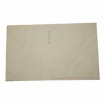 1933 Augusta National First Day Envelope Cover with Bobby Jones