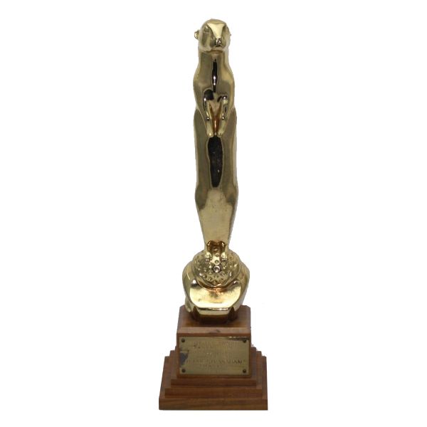 Frank Stranahans 1951 Amateur Gof-Fer of the Year Award-Kansas City Golf Assoc.