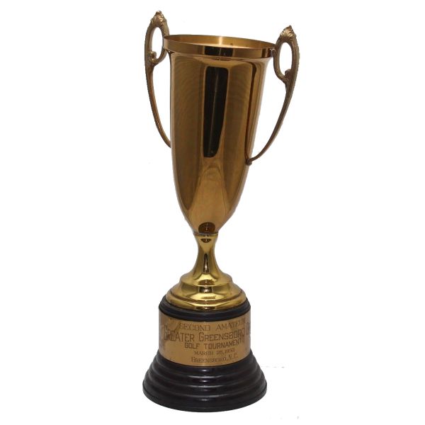 1950 Greater Greensboro Open 2nd Amateur Trophy - Frank Stranahan