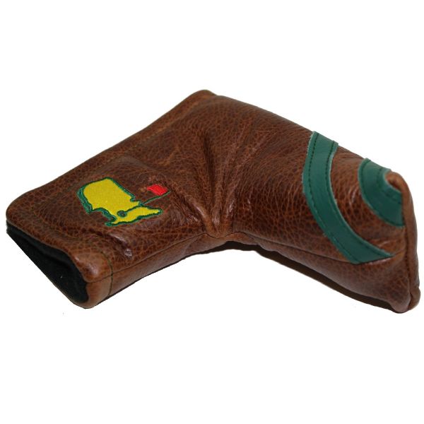 Augusta National Members Brown Leather Putter Cover