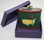Smathers + Branson Needlepoint Augusta National Members Flask 