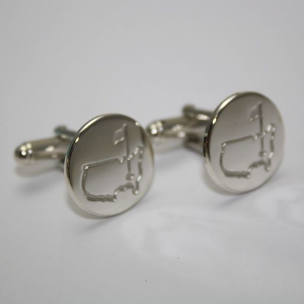 Tiffany Sterling Silver Augusta National Members Cufflinks