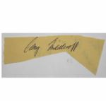 Cary Middlecoff Signed Cut - Masters Champ 1955 - JSA D83208
