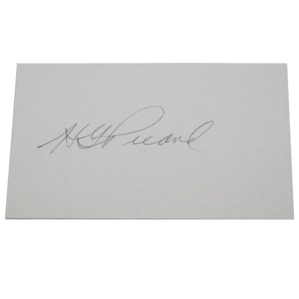 Henry Picard Signed Cut - Masters Champ 1938 - JSA COA