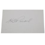Henry Picard Signed Cut - Masters Champ 1938 - JSA COA