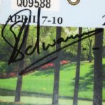 Lot of Three Signed Masters Badges by Respective Winners JSA COA