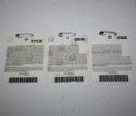 Lot of Three Signed Masters Badges by Respective Winners JSA COA