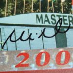 Mike Weir Signed 2003 Masters Badge JSA COA
