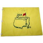 Jason Dufner Signed 2014 Masters Embroidered Flag JSA COA