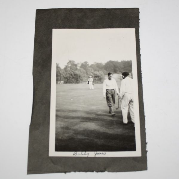Original Photo of Bobby Jones and Original Photo of Harry Cooper with Craig Wood