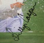 US Open Winning Hall of Famers Signed Photos - Gary Player and Billy Casper JSA COA