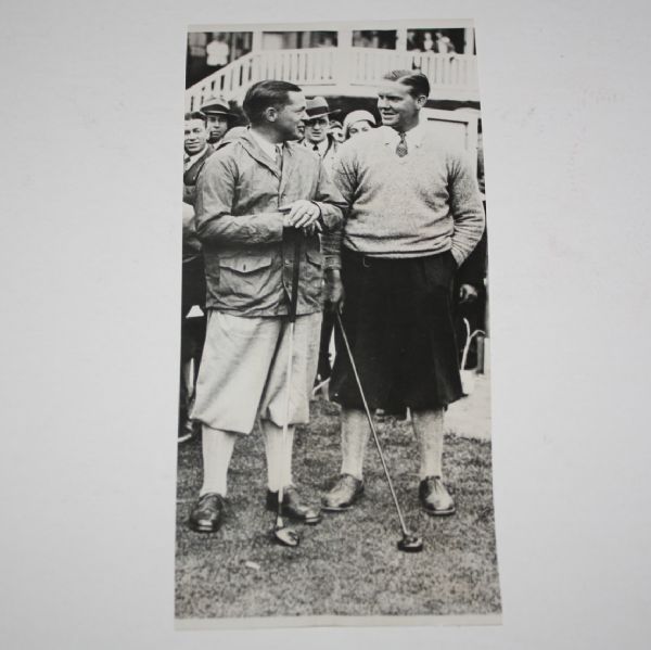 Bobby Jones/Jimmy Johnston  International News Wire Photo - 6/13/30 British Open Week
