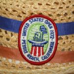 1972 US Open Pebble Beach Straw Hat - Jack Nicklaus Win