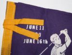 1962 US Open Oakmont Pennant - Jack Nicklaus' First Career Win