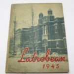 1945 Arnold Palmer High School Latrobean Yearbook with Vintage Pencil Autograph 