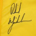 Phil Mickelson Signed 2005 PGA Baltusrol Screen Flag - PHIL WINS - JSA X96554