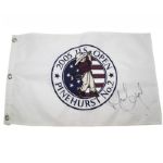 Michael Campbell Signed 2005 US Open Pinehurst Embroidered Flag JSA I50524