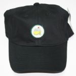 Augusta National Golf Club Black Golf Hat with Circle Logo Patch